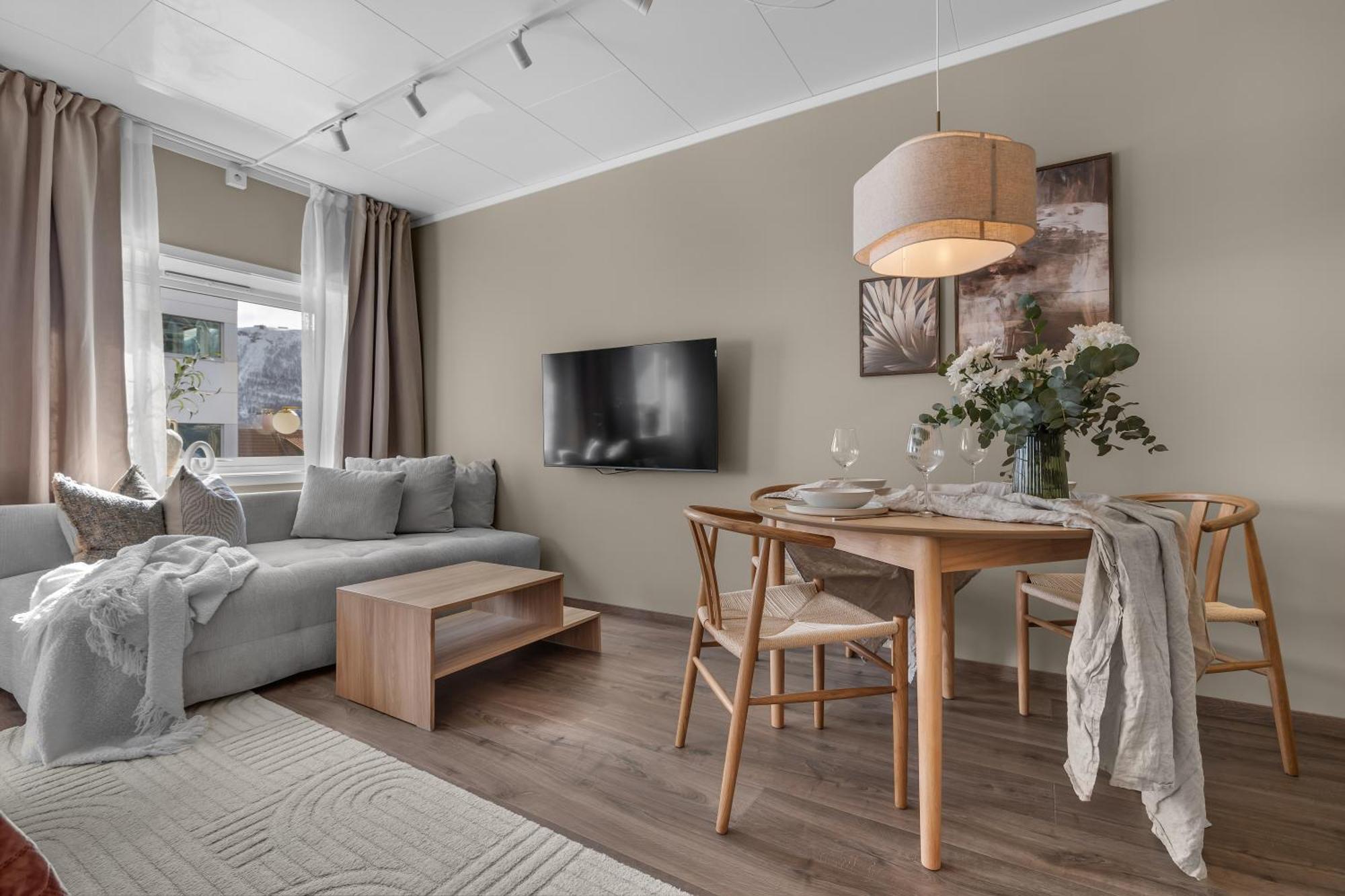 Supercentral City Apartment Eik トロムソ エクステリア 写真